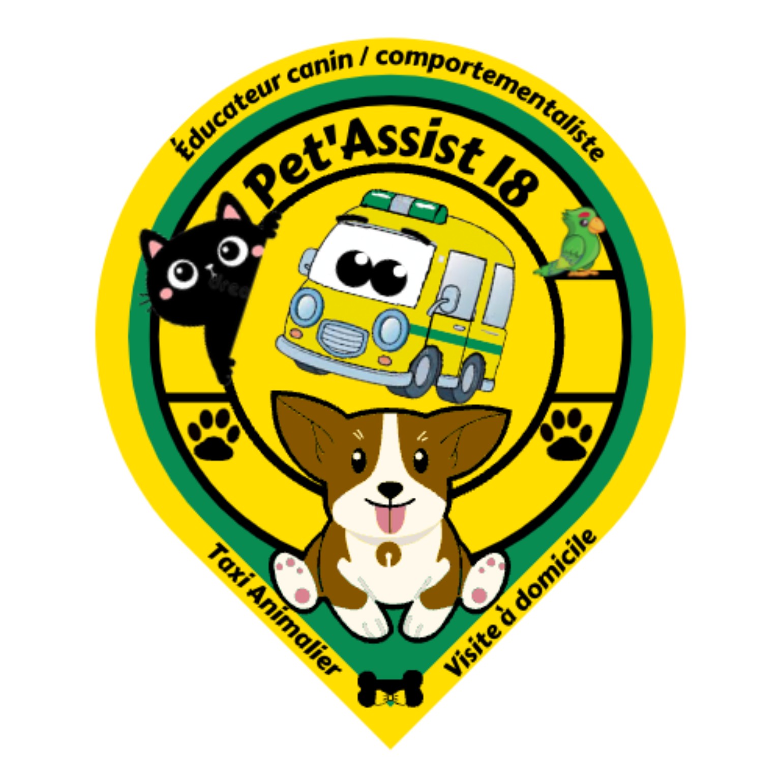 Logo Pet'Assist 18